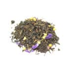 Muffin Mix Black Tea This combination of black teas paired with freeze dried bits of organic Blueberries and Cornflowers.