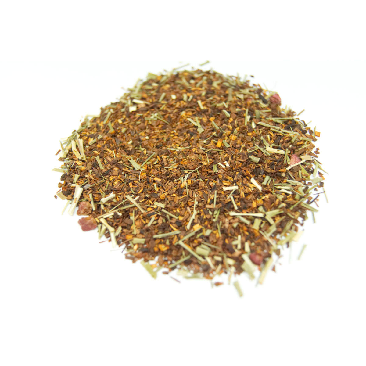 Radiant Raspberry Rooibos Tea This blend has the great rich taste and color of Freeze Dried Raspberries and Caffeine Free!