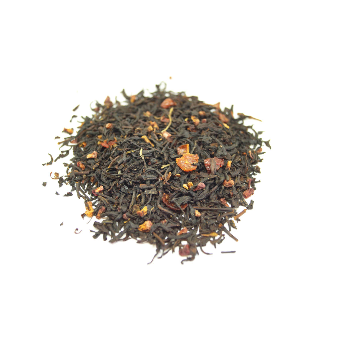 Razzy Raspberry Black Tea This combination of black teas paired with freeze dried bits of ruby red Raspberries.  Best Raspberry Taste.