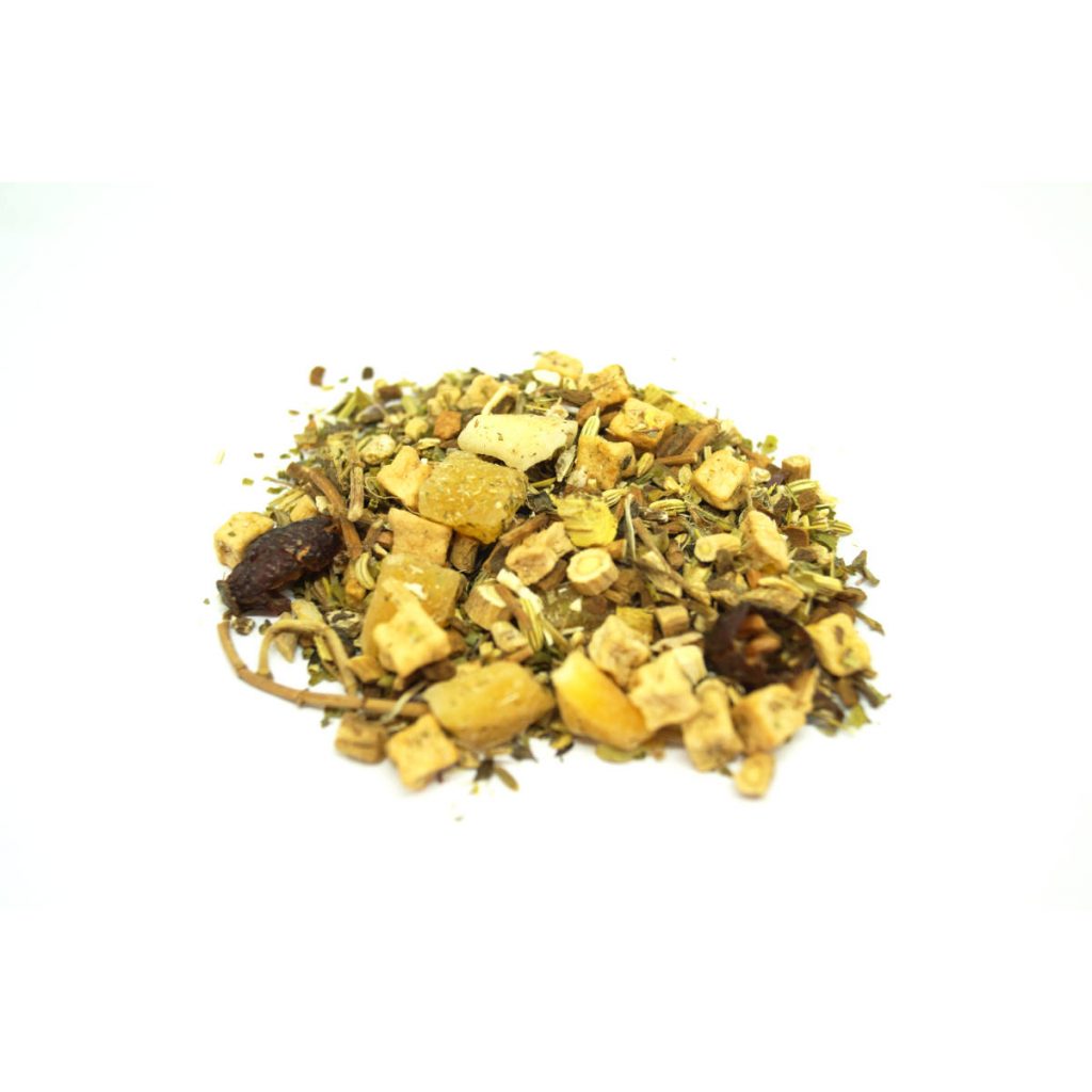 Wellness Self Help Tea is a complete package giving you many adaptogens herbs in a single blend to keep you well and healthy including a few detox herbs.