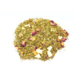 Lemon Meringue Rooiboshas the great rich taste of Red Rooibos with Lots of Lemon.  We added Lemon Peel, Lemongrass and topped it off with Lemon Essential Oil.