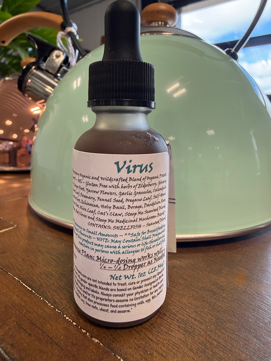 Virus Tincture GRAS Virus Tincture ~ Alcohol Extraction ~~ GRAS Certified Ingredients - Image 1