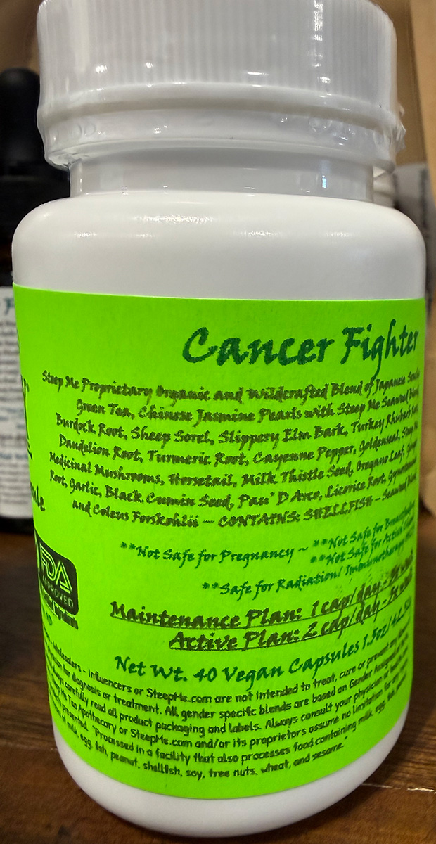 Cancer Fighter Caps GRAS