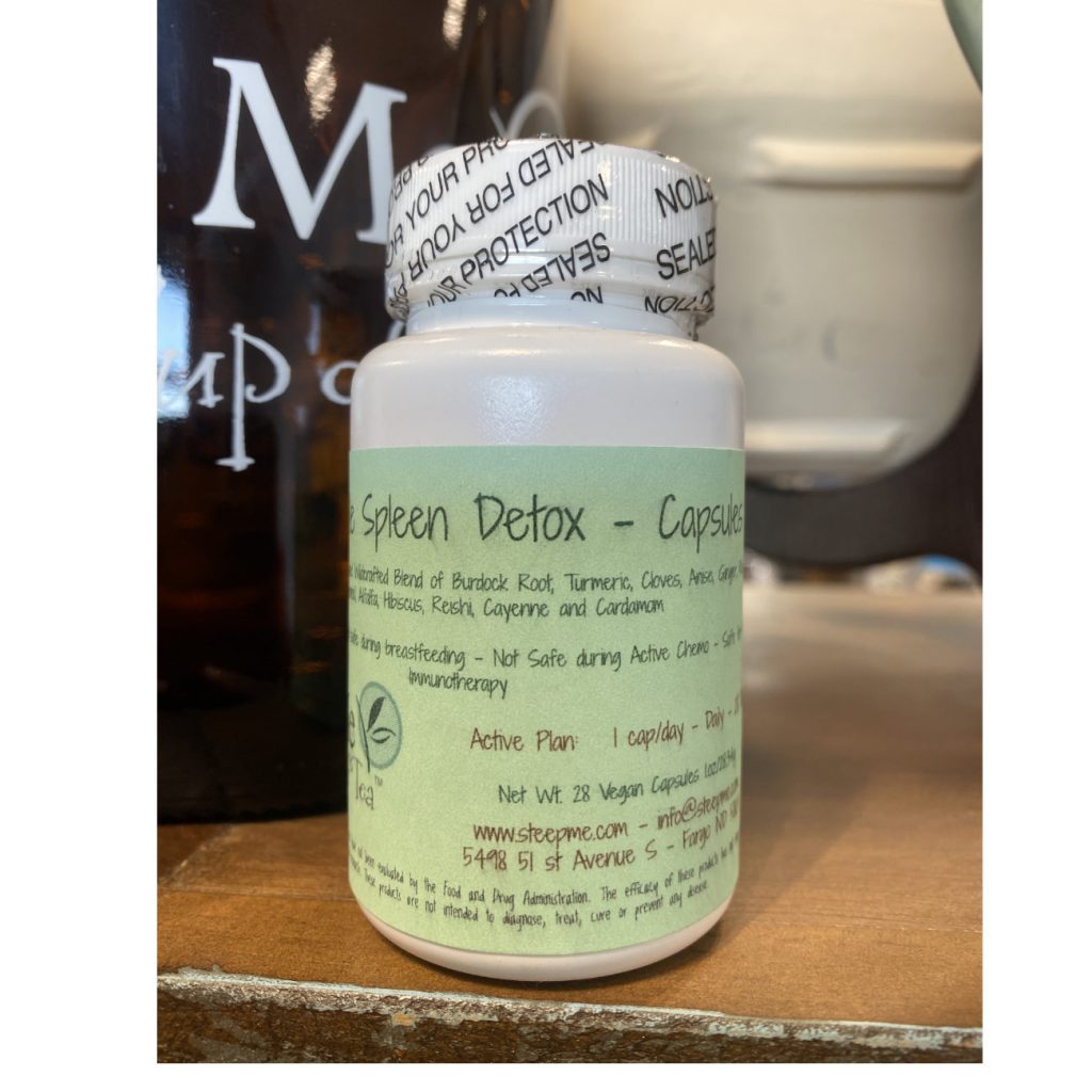 Spleen Detox Capsules - Steep Me Tea Apothecary Caffeine Free