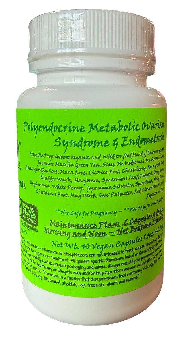 PMOS Capsules Polyendocrine Metabolic Ovarian Syndrome (PMOS) ~ Endometriosis Capsules ~~ GRAS Certified Ingredients - Image 1