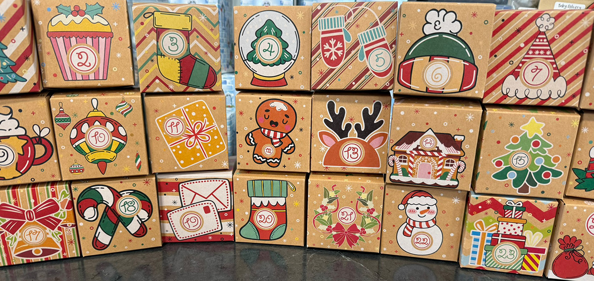 Advent Calender Kraft Box